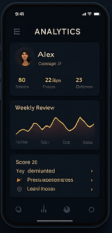 Unfohld Analytics Screen